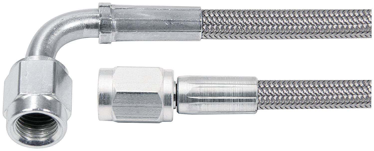 ALLSTAR PERFORMANCE 21in #3 Line -3 Str/-3 90 Deg Tube Style ALL46304-21