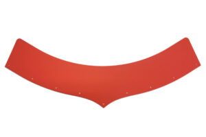 DOMINATOR RACE PRODUCTS Extension Predator Hood Flou Oragne 5.5in Tall 500-EX-FLO-OR