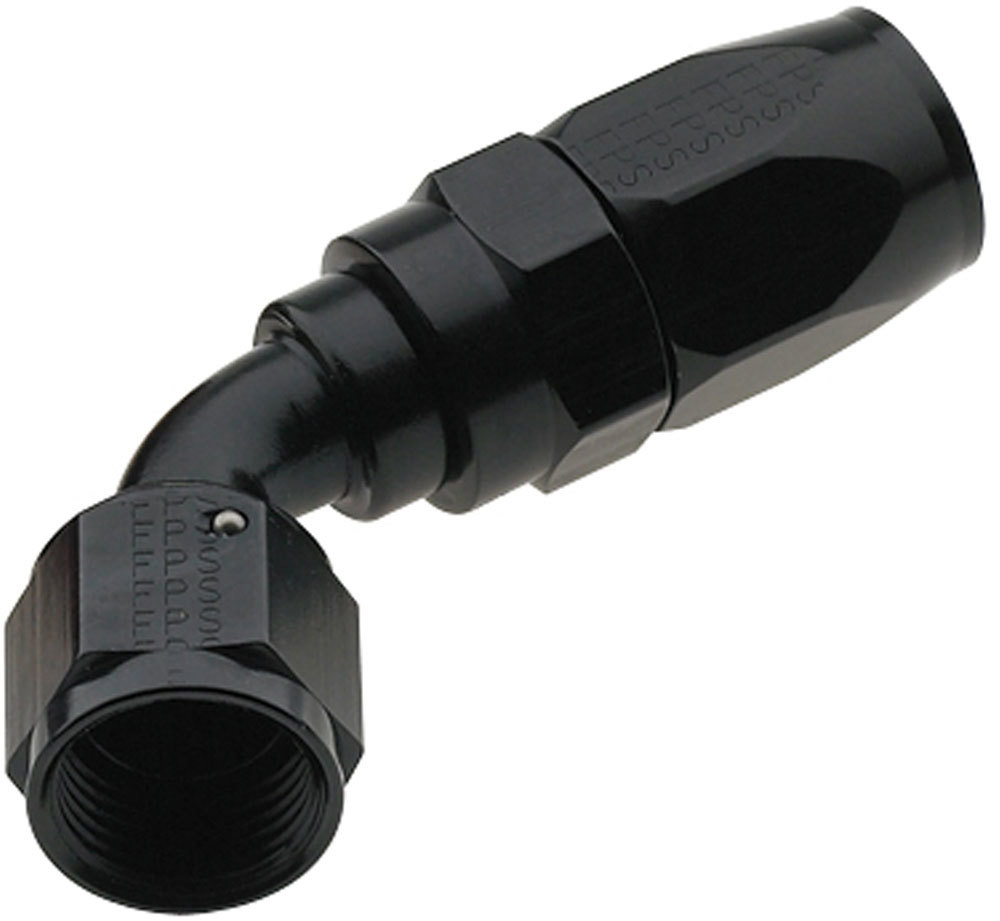 FRAGOLA Hose Fitting #6 60 Deg Pro-Flow Black 226006-BL