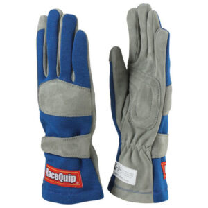 RACEQUIP Gloves Single Layer Large Blue SFI 351025RQP