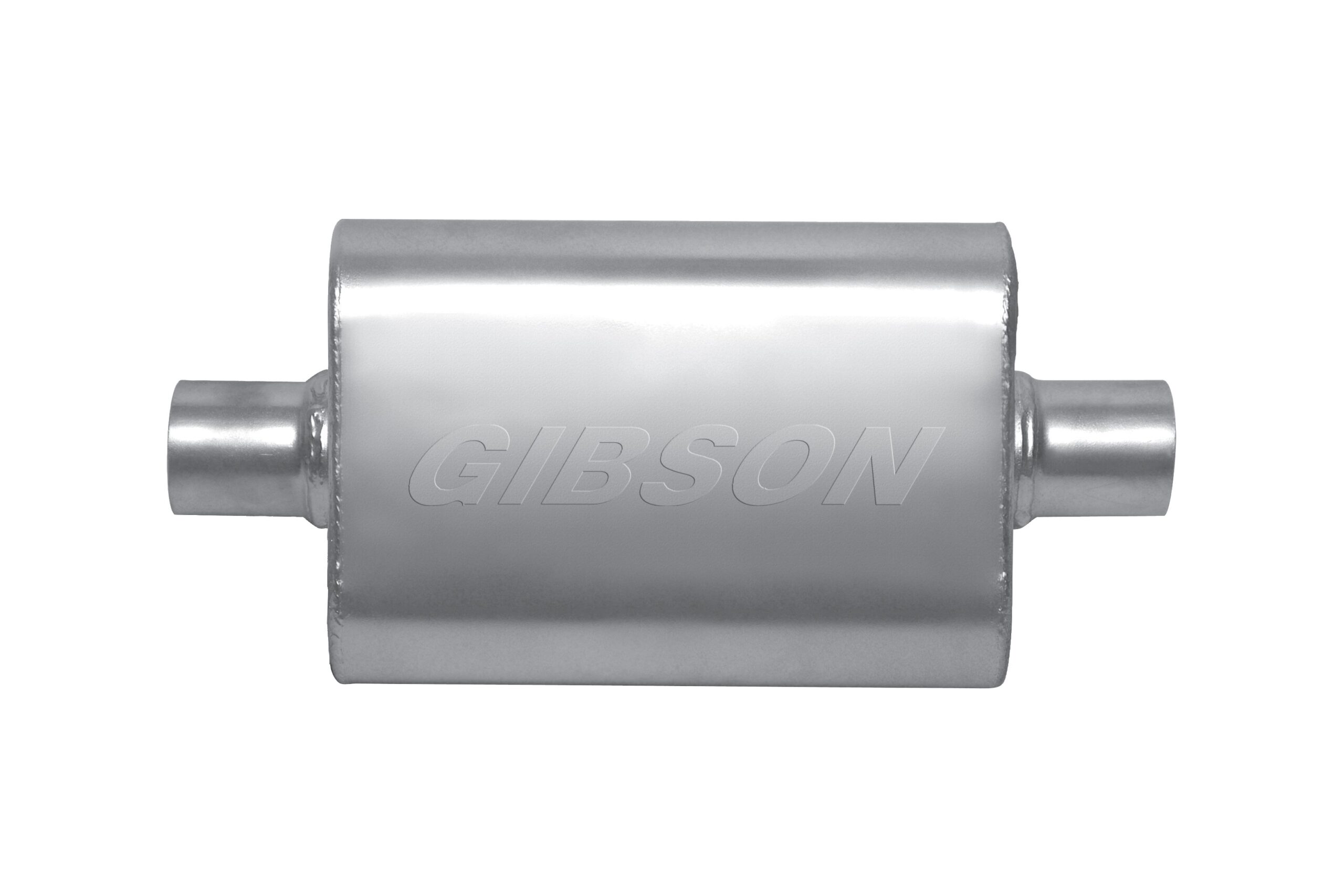GIBSON EXHAUST Stainless Steel Muffler 3in Offset/Center BM0102
