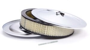 RACING POWER CO-PACKAGED 14×3 Muscle Car Plain Flat Base A/C Chrome R8000