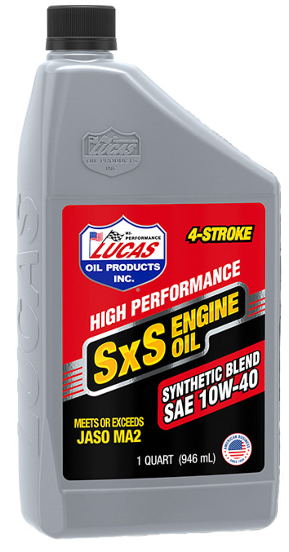 LUCAS OIL Synthetic Blend 10w40 SXS Oil 1 Quart LUC11196
