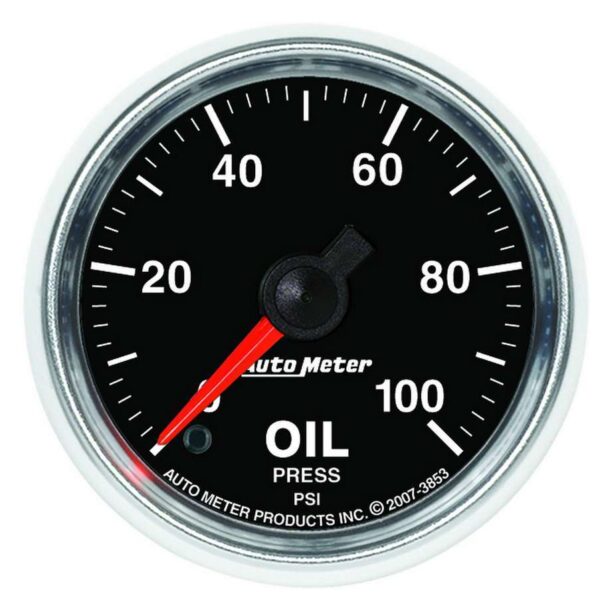AUTOMETER 2-1/16 GS Oil Pressure Gauge – 0-100psi 3853