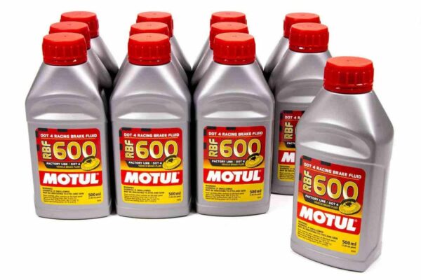 MOTUL USA RBF Brake Fluid 600 Degr ee case/12-1/2 Liter 100949