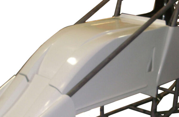 TRIPLE X RACE COMPONENTS Dual Duct Inside Rail Hood SC-BW-6837