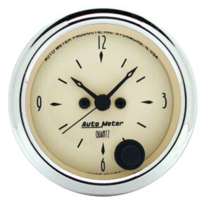 AUTOMETER 2-1/16in A/B 12-Volt Clock 1885