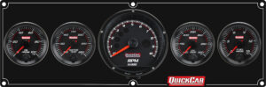 QUICKCAR RACING PRODUCTS Redline 4-1 Gauge Panel OP/WT/OT/FP w/Recall Tac 69-4051