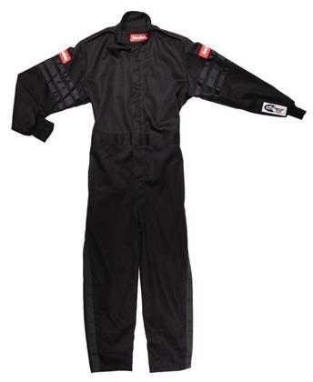RACEQUIP Black Suit Single Layer Kids Large Black Trim 1959995RQP
