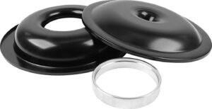 ALLSTAR PERFORMANCE LW 14in A/C Kit Black No Element 1in Spacer ALL25903