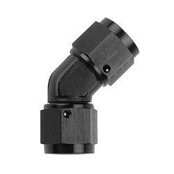 FRAGOLA #6 X 45 FEMALE COUPLER B LACK 496206-BL