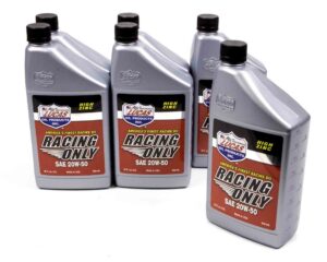 LUCAS OIL 20w50 Racing Oil 6×1 Qt Semi-Synthetic 10620