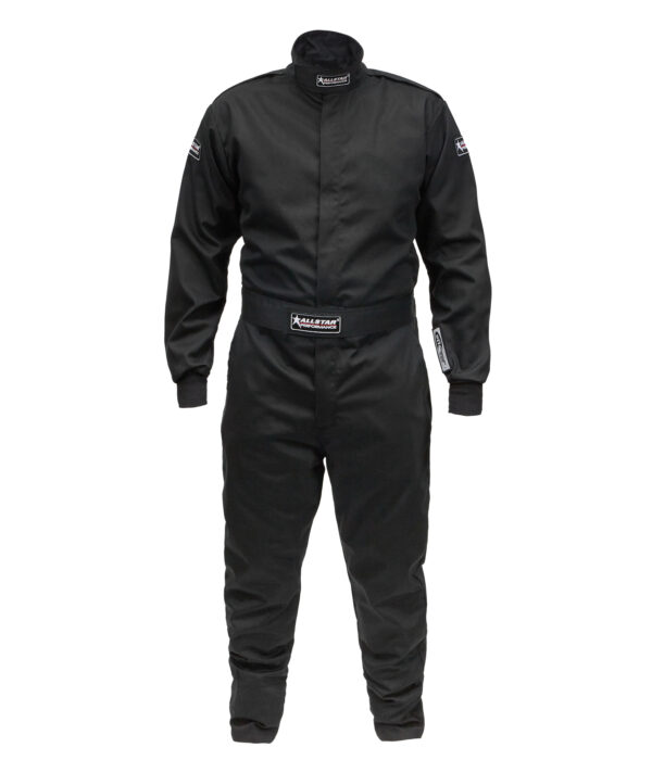 ALLSTAR PERFORMANCE Driving Suit SFI 3.2A/1 S/L Black Medium Tall ALL931013