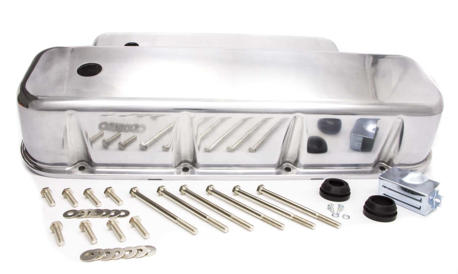 RACING POWER CO-PACKAGED BBC Alum Tall Plain V/C Polished R6330-2