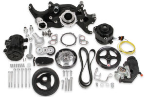 HOLLEY LS Mid-Mount Complete Engine Accessory System 20-185BK