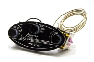 VINTAGE AIR Gen II Streamline Contrl Panel Black 481005