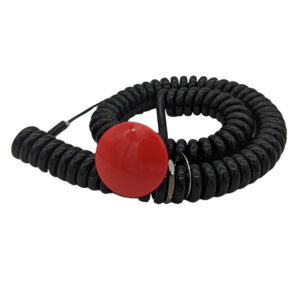 DRAG RACE SOLUTIONS Transbrake Mushroom Button w/Cord – Red 3109-1RED