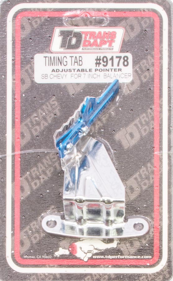 TRANS-DAPT Timing Tab W/Pointer 7in 9178