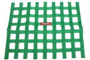 RACEQUIP Ribbon Window Net Green Non-SFI 18in x 24in 721075RQP