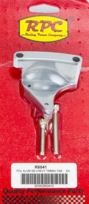 RACING POWER CO-PACKAGED SBC Alum Timing Tab Polished R6041