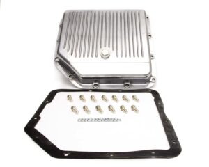 RACING POWER CO-PACKAGED TH350 Aluminum Trans Pan Polished 350 turbo Pan R8491