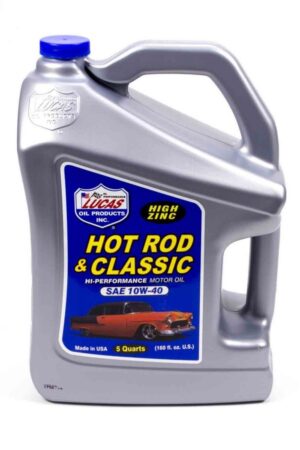 LUCAS OIL 10w40 Petroleum Oil 5Qt Jug LUC10683