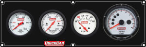 QUICKCAR RACING PRODUCTS Extreme 3-1 Panel w/Tach OP/WT/VT Black 61-7347