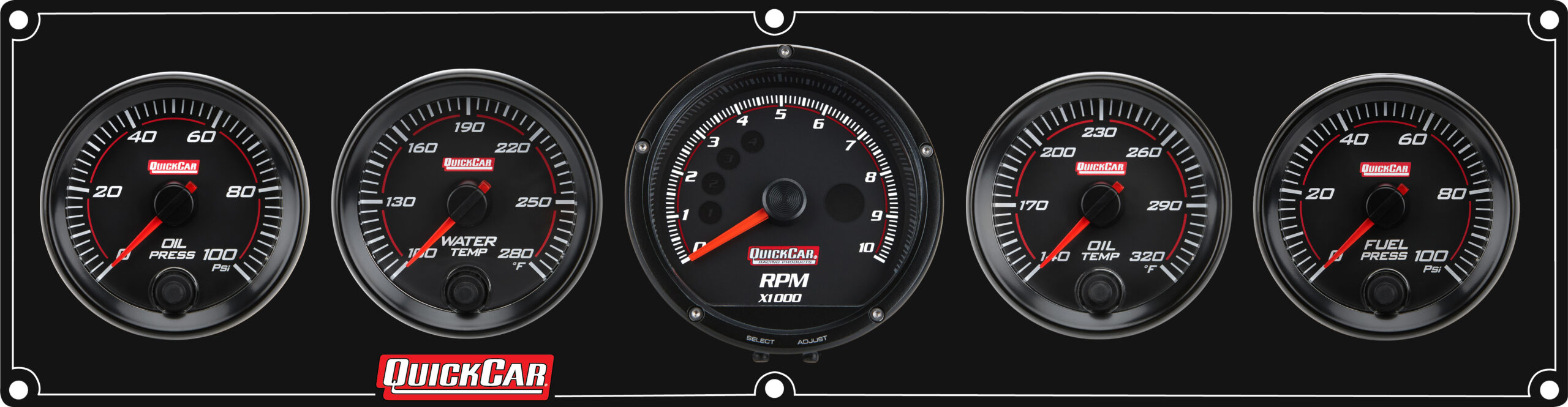 QUICKCAR RACING PRODUCTS RedLine Panel 2-5/8in 4-1 OP/WT/OT/FP100 69-4052