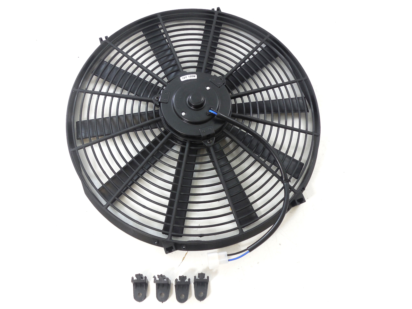 RACING POWER CO-PACKAGED 16In Electric Fan Straight Blade R1206