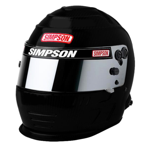 SIMPSON SAFETY Helmet Speedway Shark 7-1/8 Flat Black SA2020 7707188