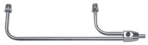 TRANS-DAPT Chrome Fuel Line 8-21/32 2198