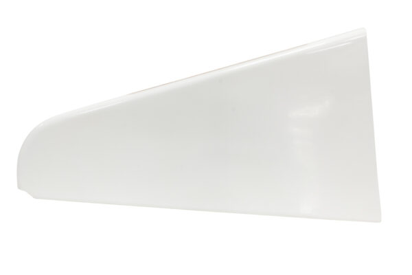 TRIPLE X RACE COMPONENTS Midget Left Arm Guard White TXRMID-BW-0037