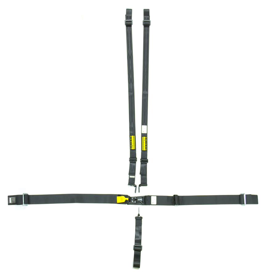 SCHROTH RACING 5pt Harness System SFI LatchLink Black HANS sr 71050H