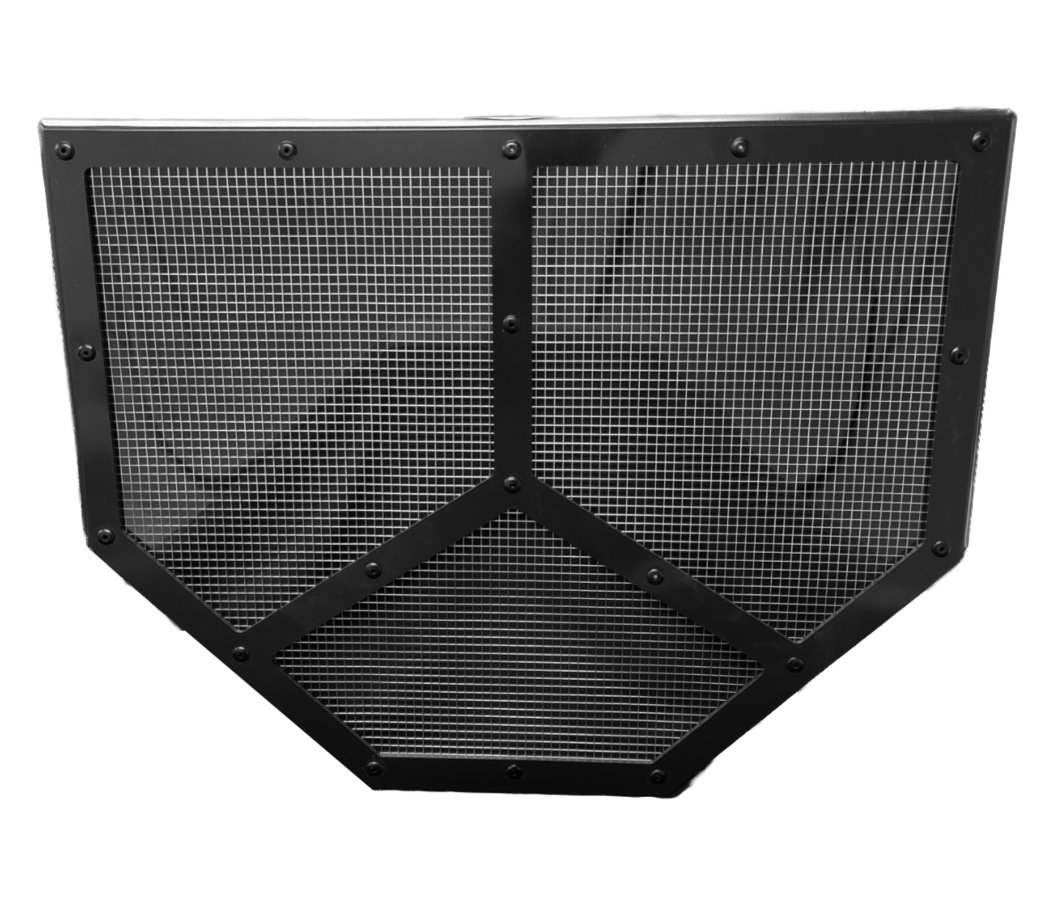 DOMINATOR RACE PRODUCTS Shaker Screen Radiator Mod Black DOM-551-BK