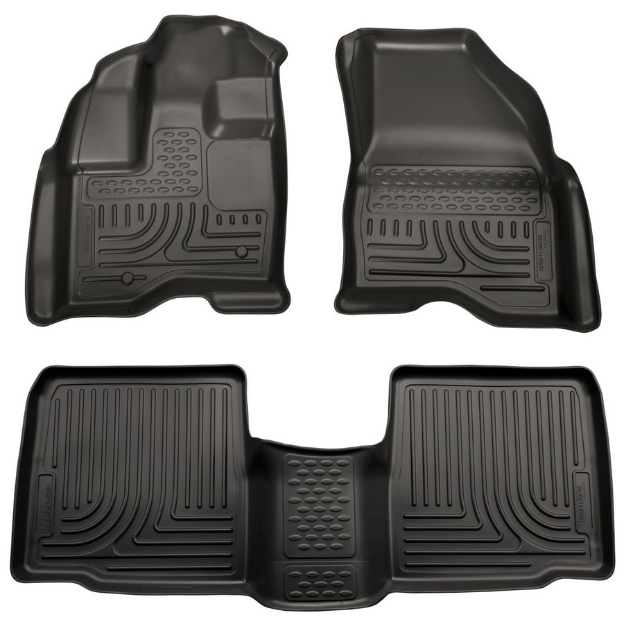 HUSKY LINERS 10- Ford Taurus Front/ 2nd Floor Liners Black 98701