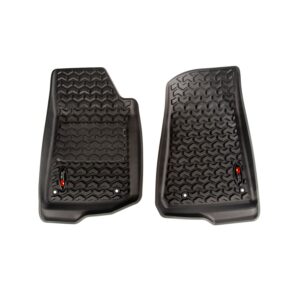 RUGGED RIDGE Front Floor Liners Black 18-  Jeep Wrangler JL 12920.36