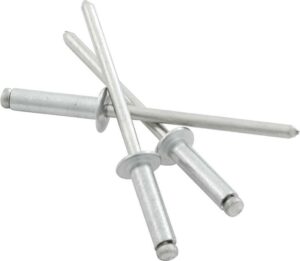 ALLSTAR PERFORMANCE 1/8in Alum Rivet Silver 25Pk 5/16in-3/8in ALL18194
