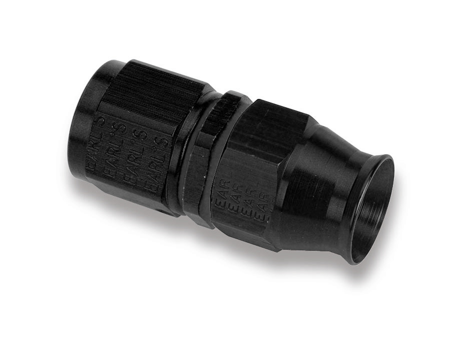 EARLS #6 Alum TFE Hose End Black AT600136ERL