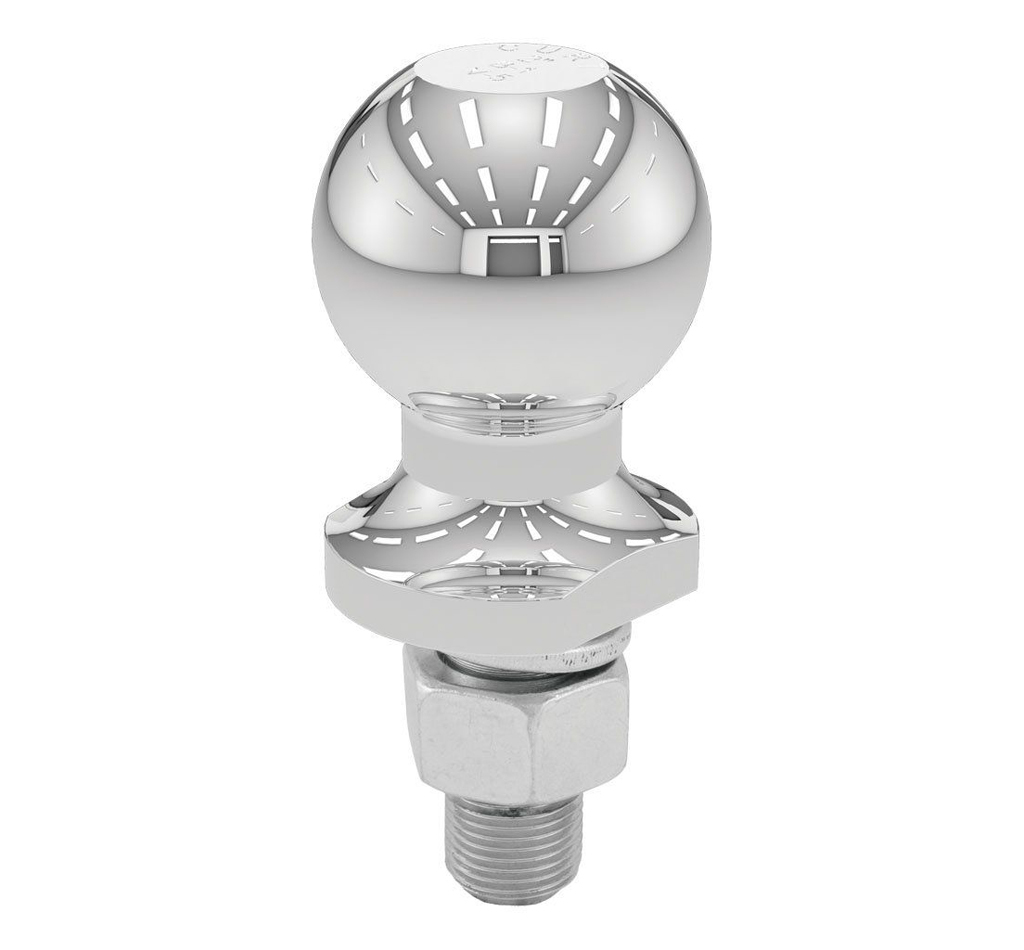 CURT MANUFACTURING 2in Hitch Ball 3/4in x 1-3/4in Shank Chrome 40064