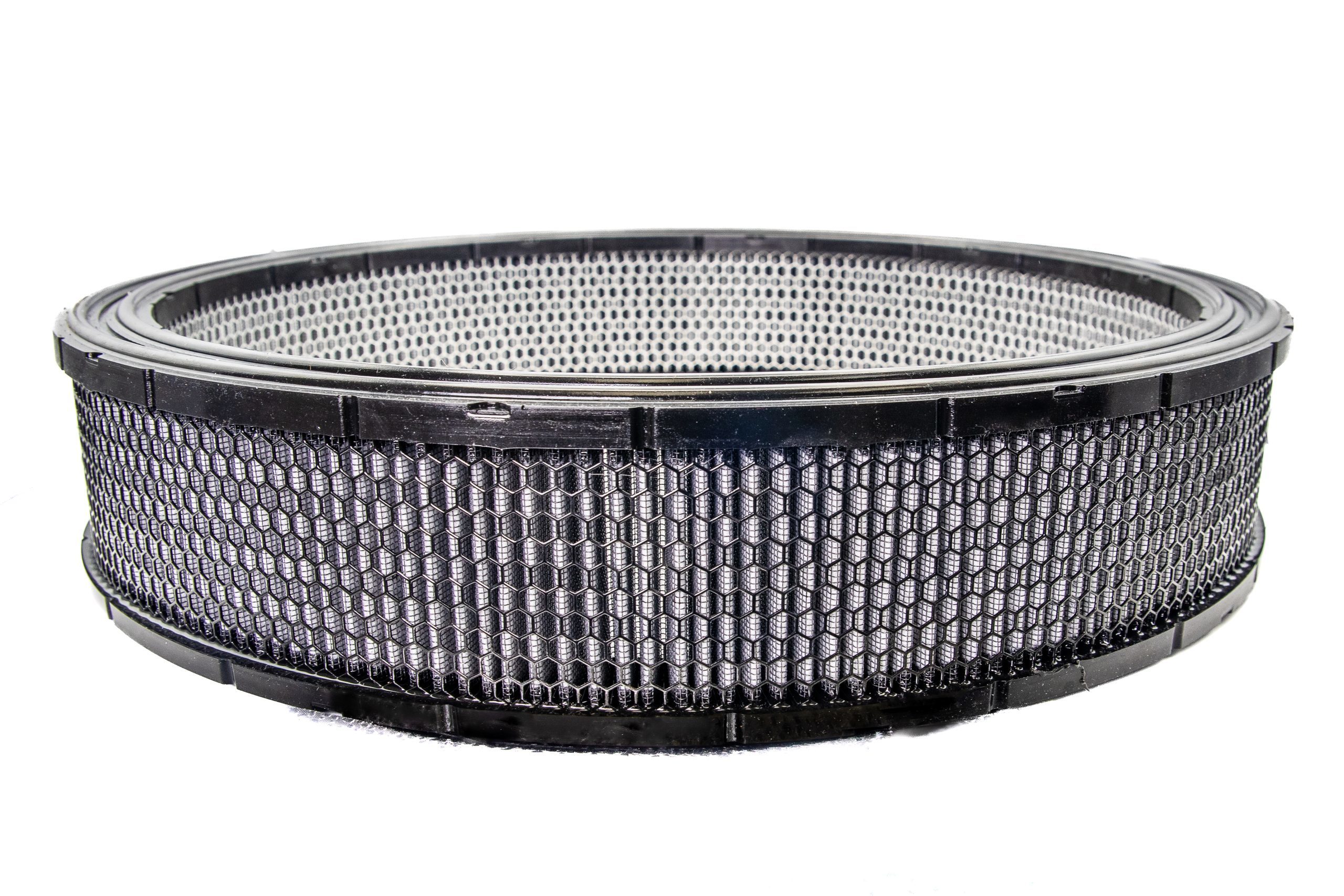 OTR FILTERS Filter Air 16in Dia x 3in Tall Asphalt R10514