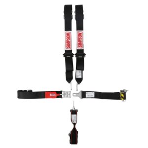SIMPSON SAFETY Harness 5pt L&L 2in Blk Ratchet SB51204-2IN