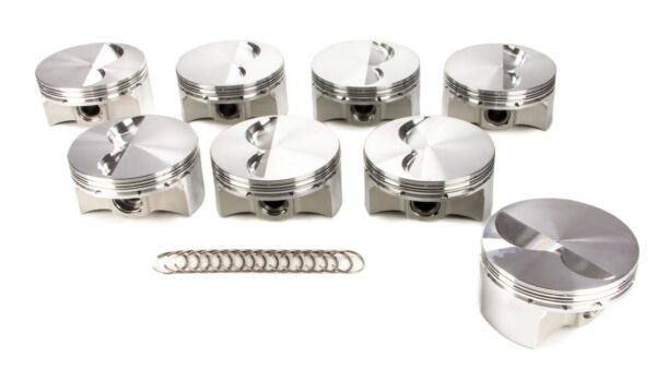 JE PISTONS SBC Flat Top Piston Set 4.045 Bore -5cc 258031
