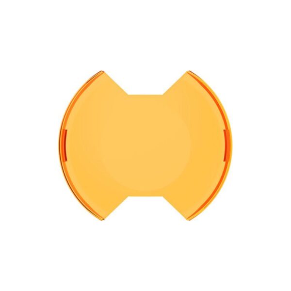 KC HILITES 6in SlimLite LED Light Shield Amber Each 5104