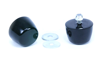 DAYSTAR PRODUCTS INTERNATIONAL 87-06 Jeep YJ Hood Bumpers – Black KJ71051BK