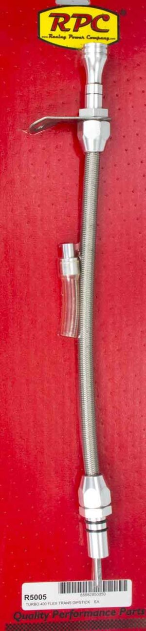 RACING POWER CO-PACKAGED Flexible Trans Dipstick GM TH400 B/H Mount R5005