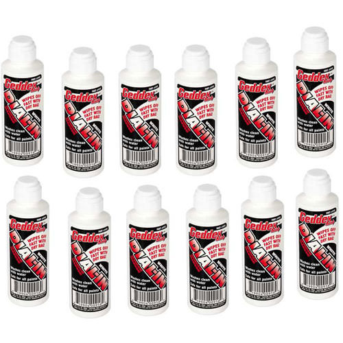 GEDDEX Dial-In Window Marker White Case 12x3oz Bottle 91612