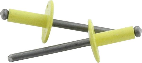 ALLSTAR PERFORMANCE Lg Hd Rivet 250Pk Yellow ALL18180