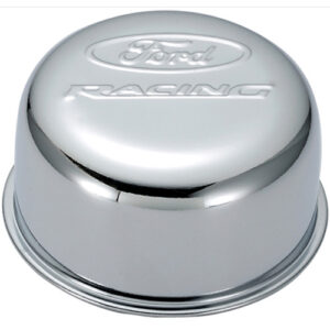 FORD Chrome Steel Breather W/Ford Racing Logo 302-200