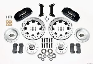 WILWOOD Front Brake Kit 80-87 GM G-Body 6 Piston Caliper 140-12837-D