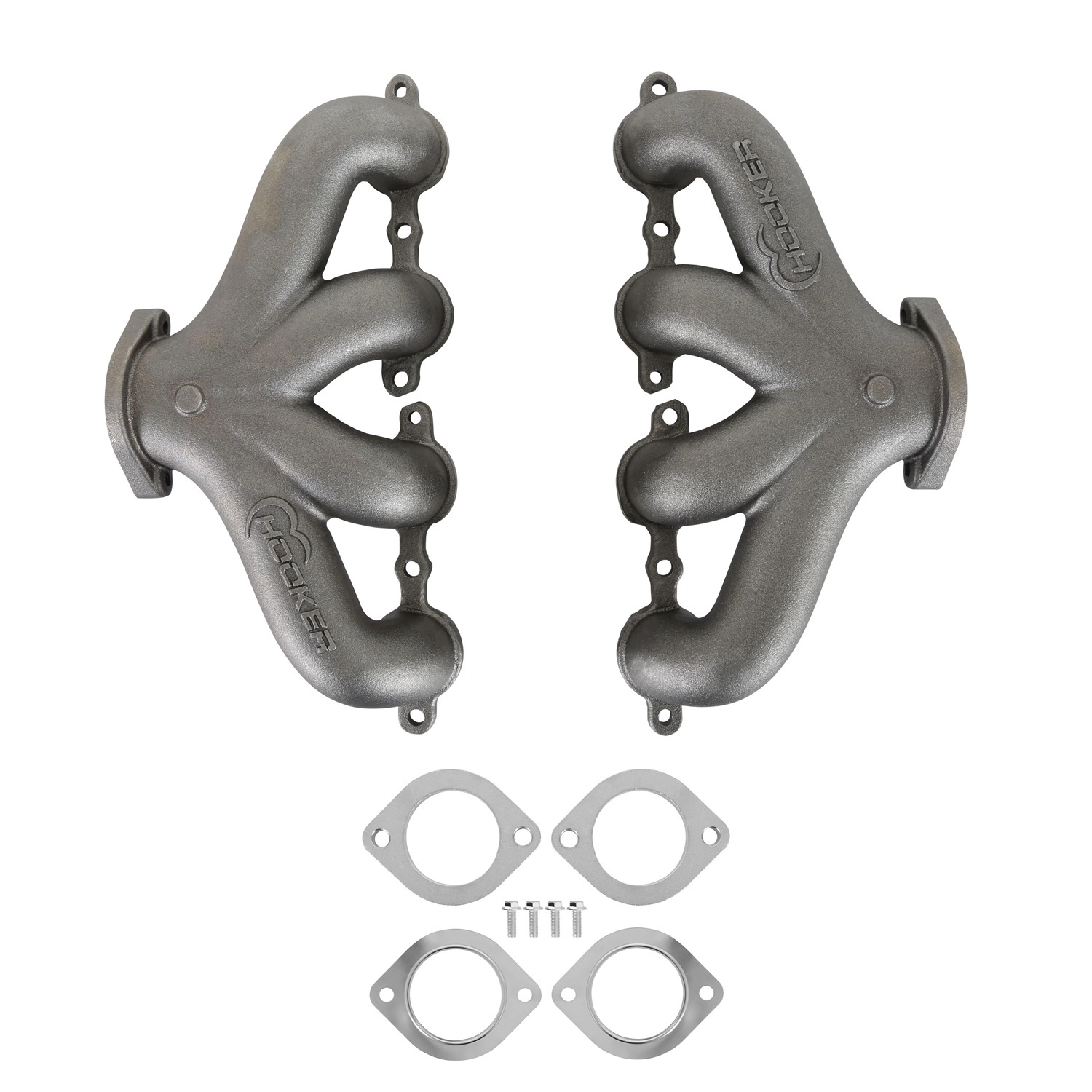 HOOKER Exhaust Manifold Set GM LS – Center Dump 8504HKR